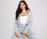 Cute And Casual Zip-Up Hoodie Ins Street